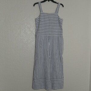 Beach Lunch Lounge Striped Jumpsuit